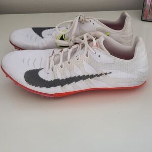 Zoom Rival S track spikes Mens Size 10 White